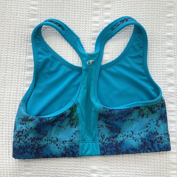 women’s champion sports bra - size M (blue/green) - Picture 2 of 3